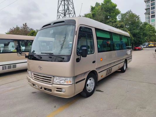 品質  23 Seats Used Coaster Bus with Sealing Window Manual Transmission 工場