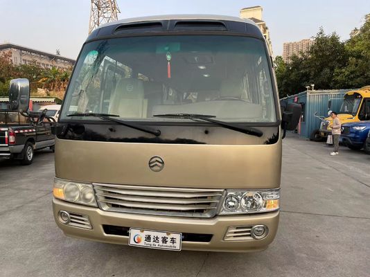 品質  Golden Dragon Small Used Coaster Bus Mini 23 Seats Passenger Used Coach Bus 工場