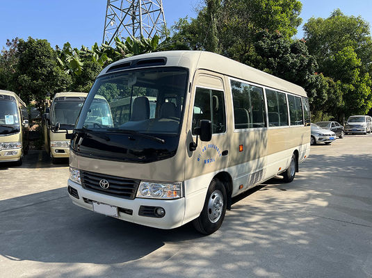 品質  10-23 Seats Used Coster Bus  Manual Transmission With Comfortable Seating 工場