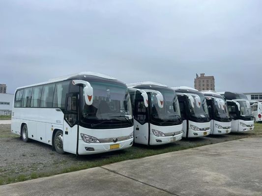 品質  Diesel Used City Bus 33 Seats Max Speed 100km/H Euro 5 Manual 2nd Hand Bus 工場