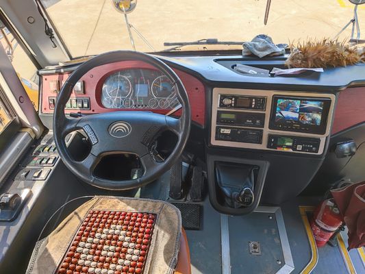 34人乗り中古スクールバス、ディーゼル燃料、V6エンジン搭載