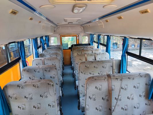 34人乗り中古スクールバス、ディーゼル燃料、V6エンジン搭載