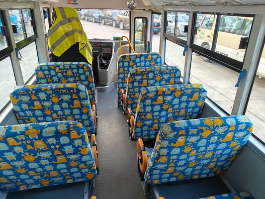 19人乗りの中古の学園児バス,良好な状態.