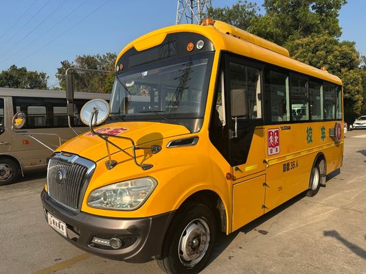36席 黄色いディーゼルエンジン LHD ZK6669DX7 Uesd 学校バス 中国製