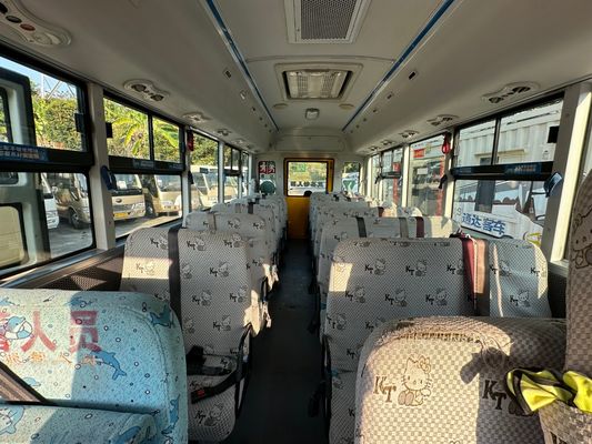 36席 黄色いディーゼルエンジン LHD ZK6669DX7 Uesd 学校バス 中国製