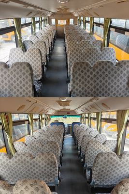 56席ディーゼルエンジンのLHD KLQ6106XQE4 Uesd 学校バス 中国製