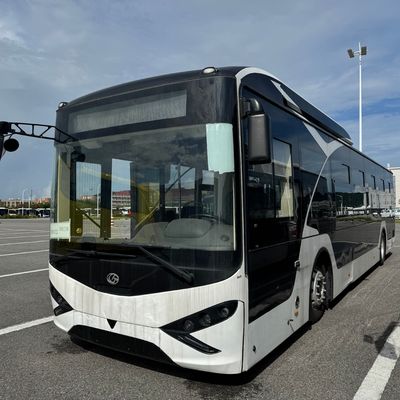 EV Zonson 中古市バス 2ドア、白色外装