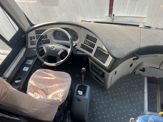 中古 イエローキング ロング バス: 63 席 配置,ユチャイ エンジン & マニュアル トランスミッション